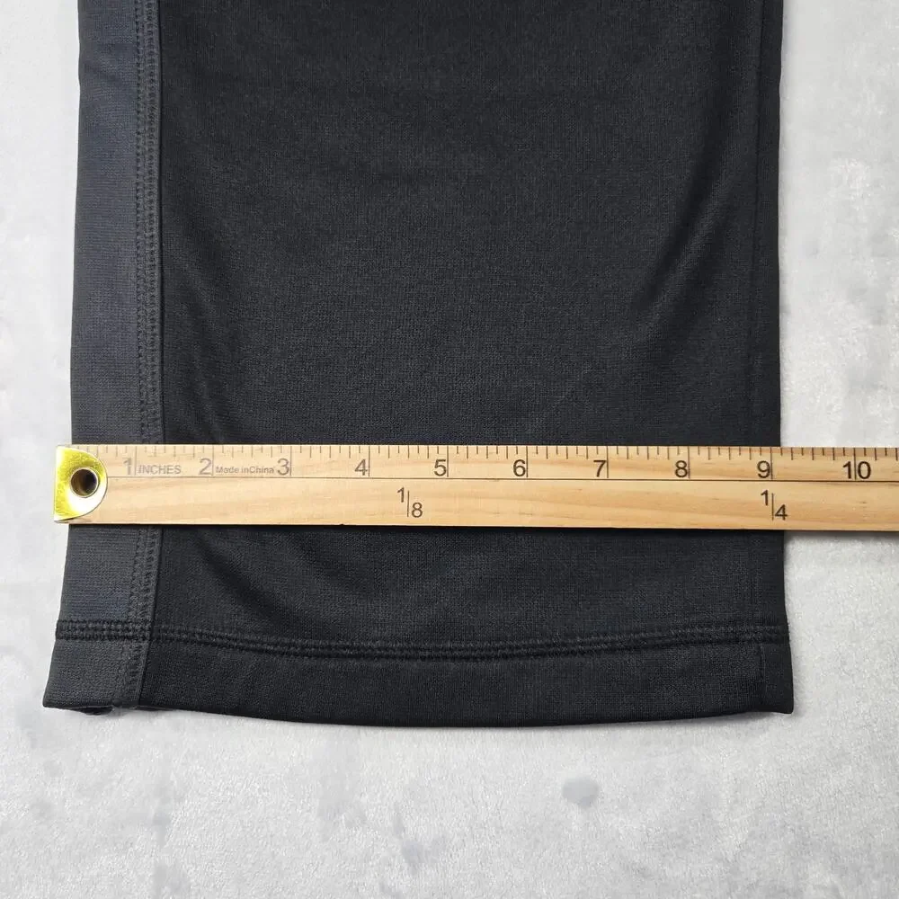 Nike Pants Size XL (32x30) Black Therma Fit Swoosh‎ Track Sweatpants Ankle Zip
